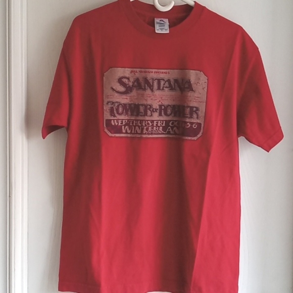Vintage T Graphic Shirt- Santana Tower Of Power - Picture 7 of 7